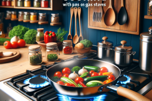 Consejos para cocinar con sartenes en estufas de gas